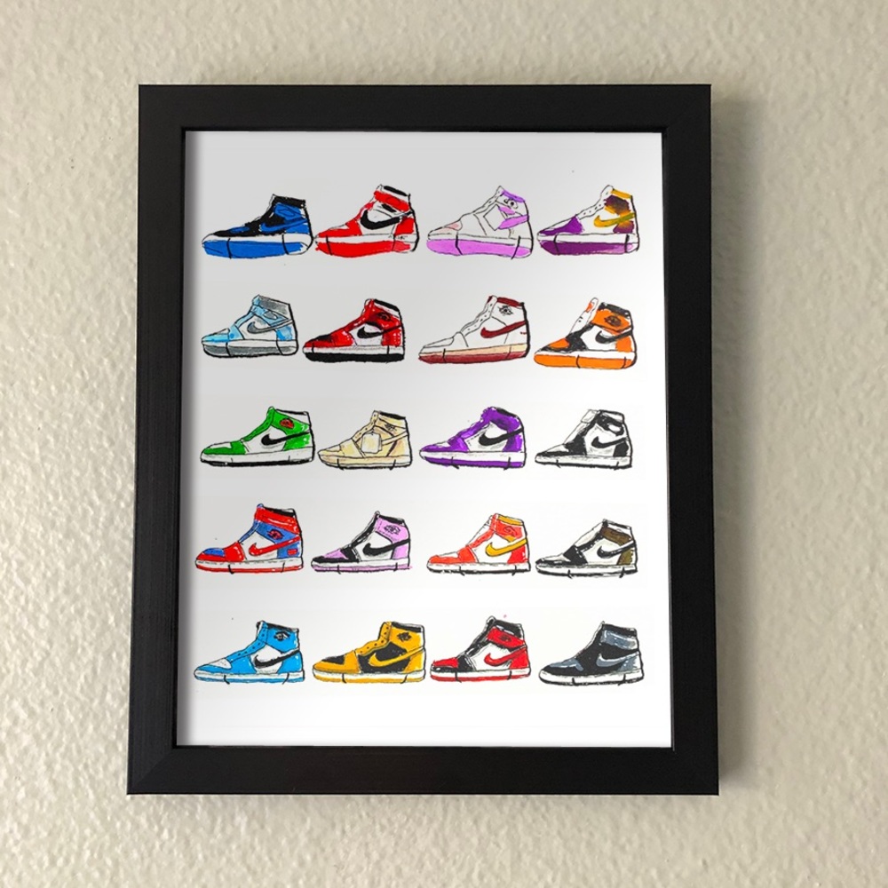 Jordan 1 Wall Art